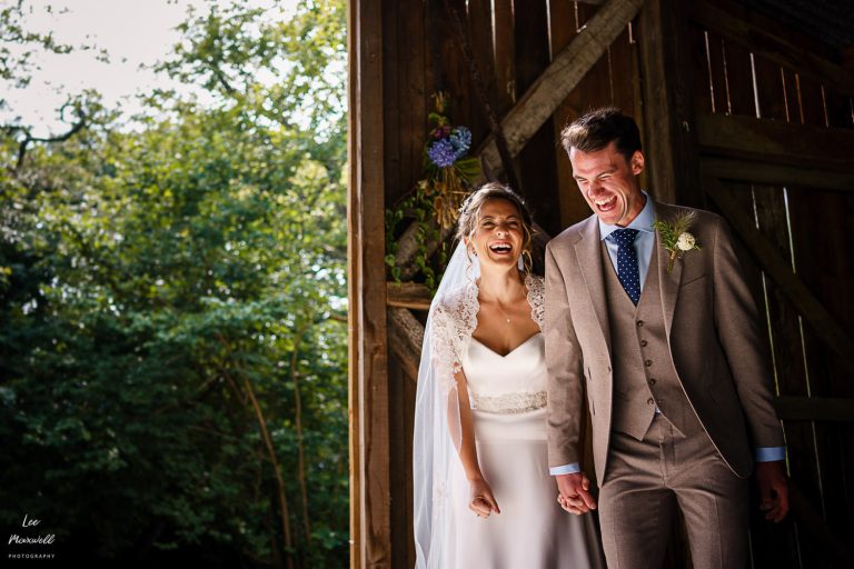 Summer wedding ceremony at Nancarrow