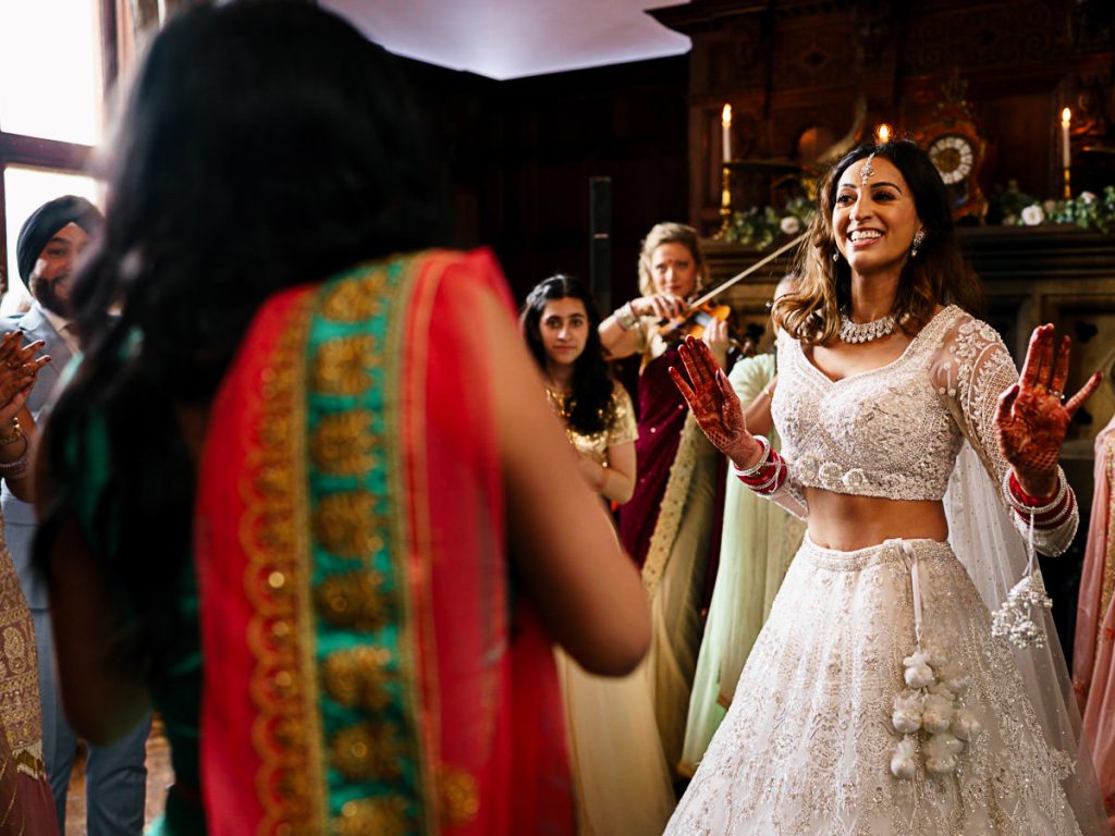 Dancing bride a colourful Devon wedding