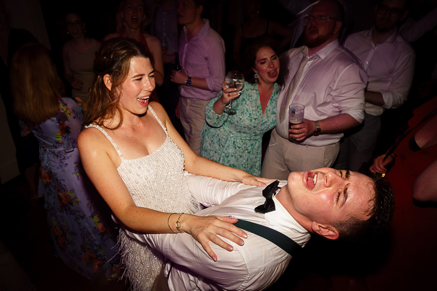 Devon wedding photographer at Pynes House